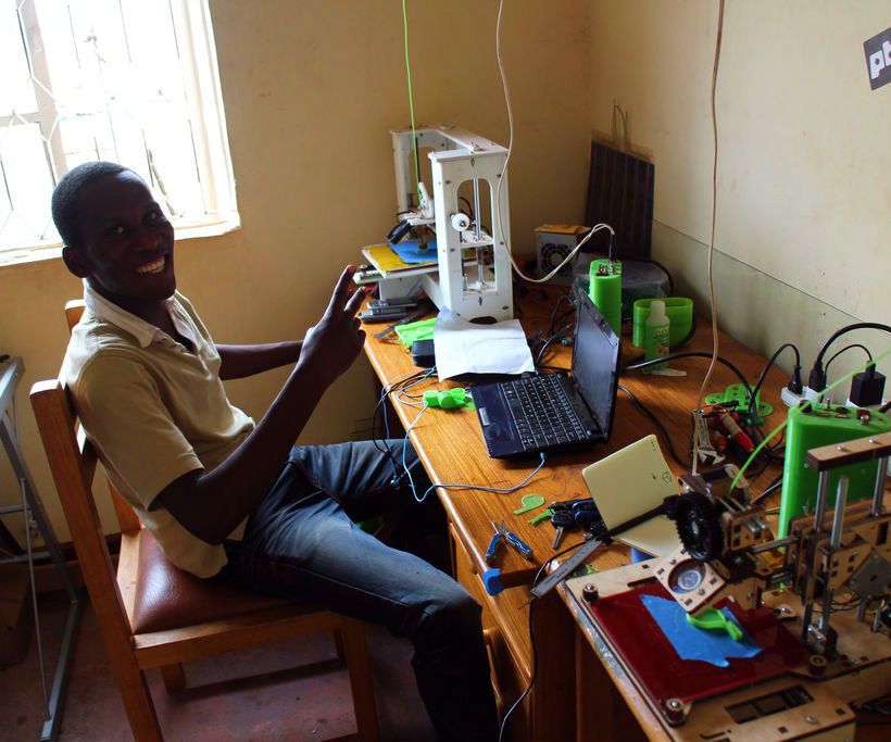 Maintaining a Small-scale 3D Printing Facility in Uganda