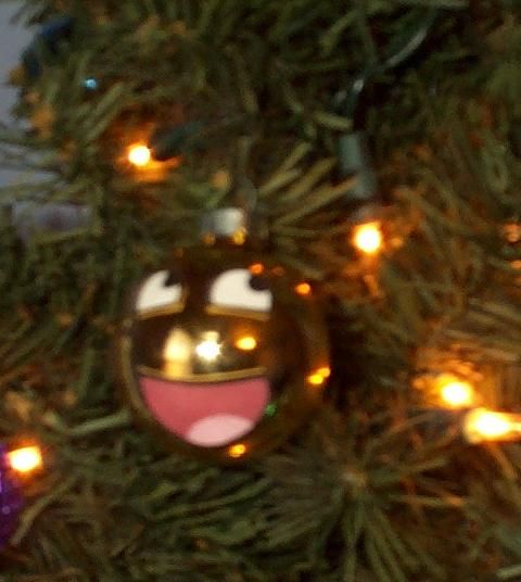 How to make an Awesome Face Christmas Ornament