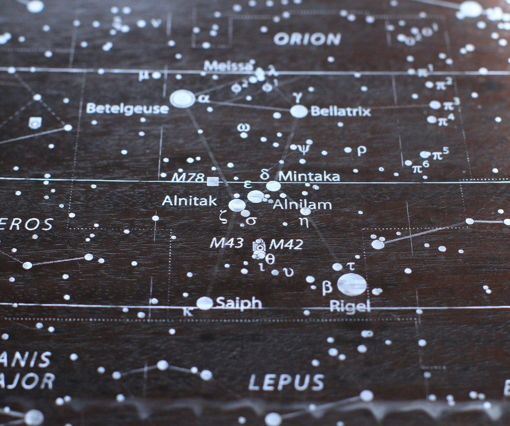 See Through Star Map