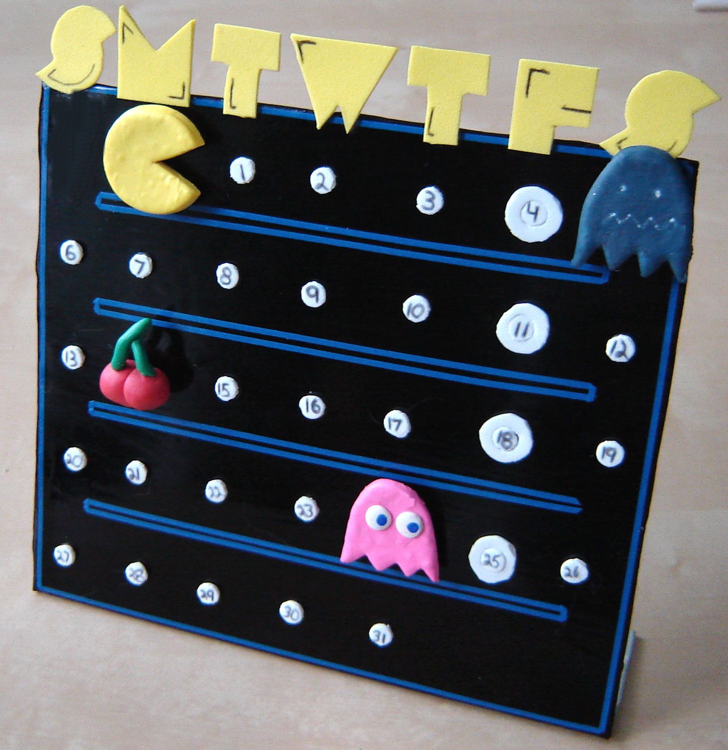 Pacman Perpetual Calendar