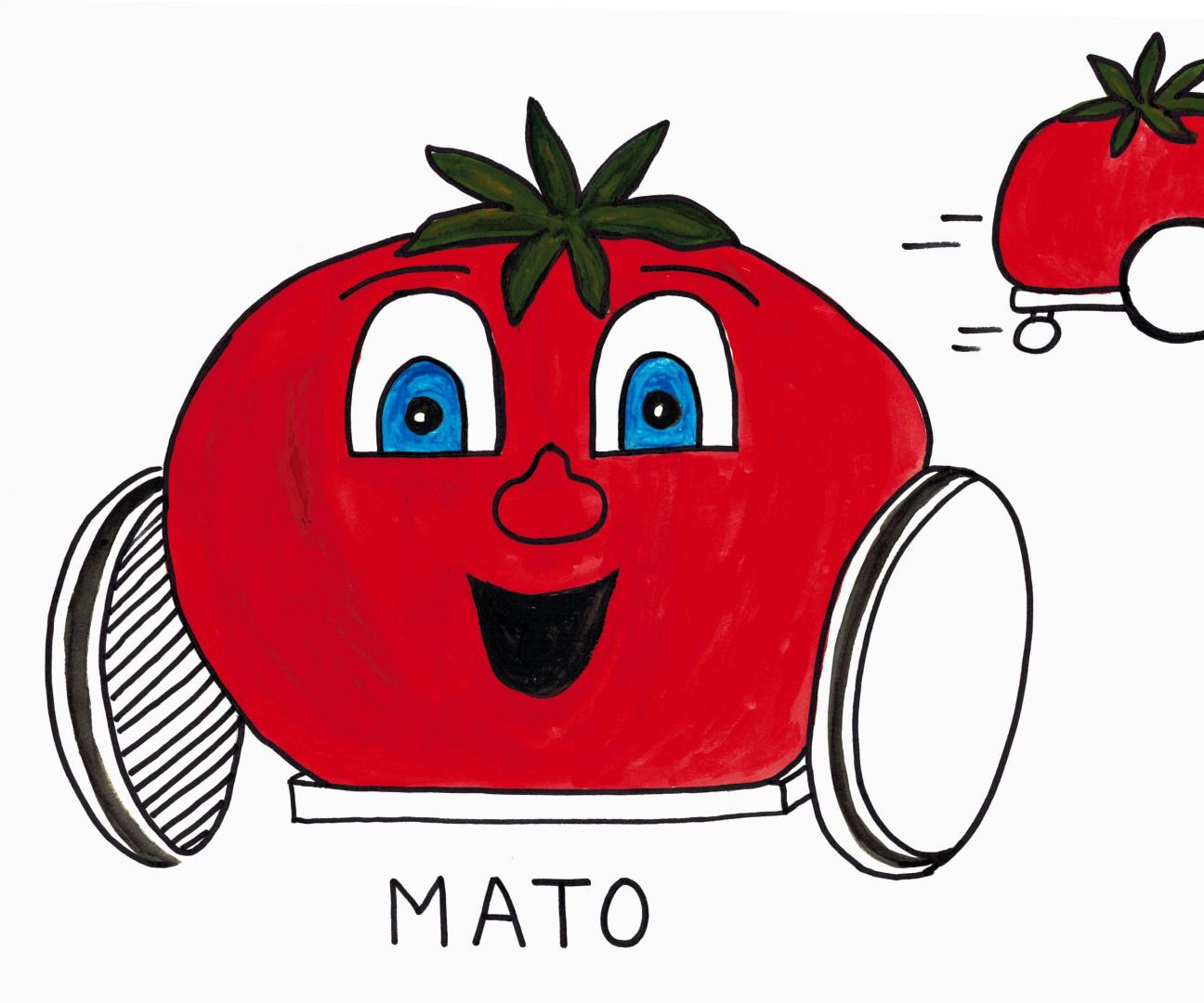Mato, the Ultracapacitor Powered Robot Friend