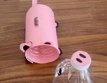 Recycled Bottle Piggy Bank : 6 Steps (with Pictures) - Instructables