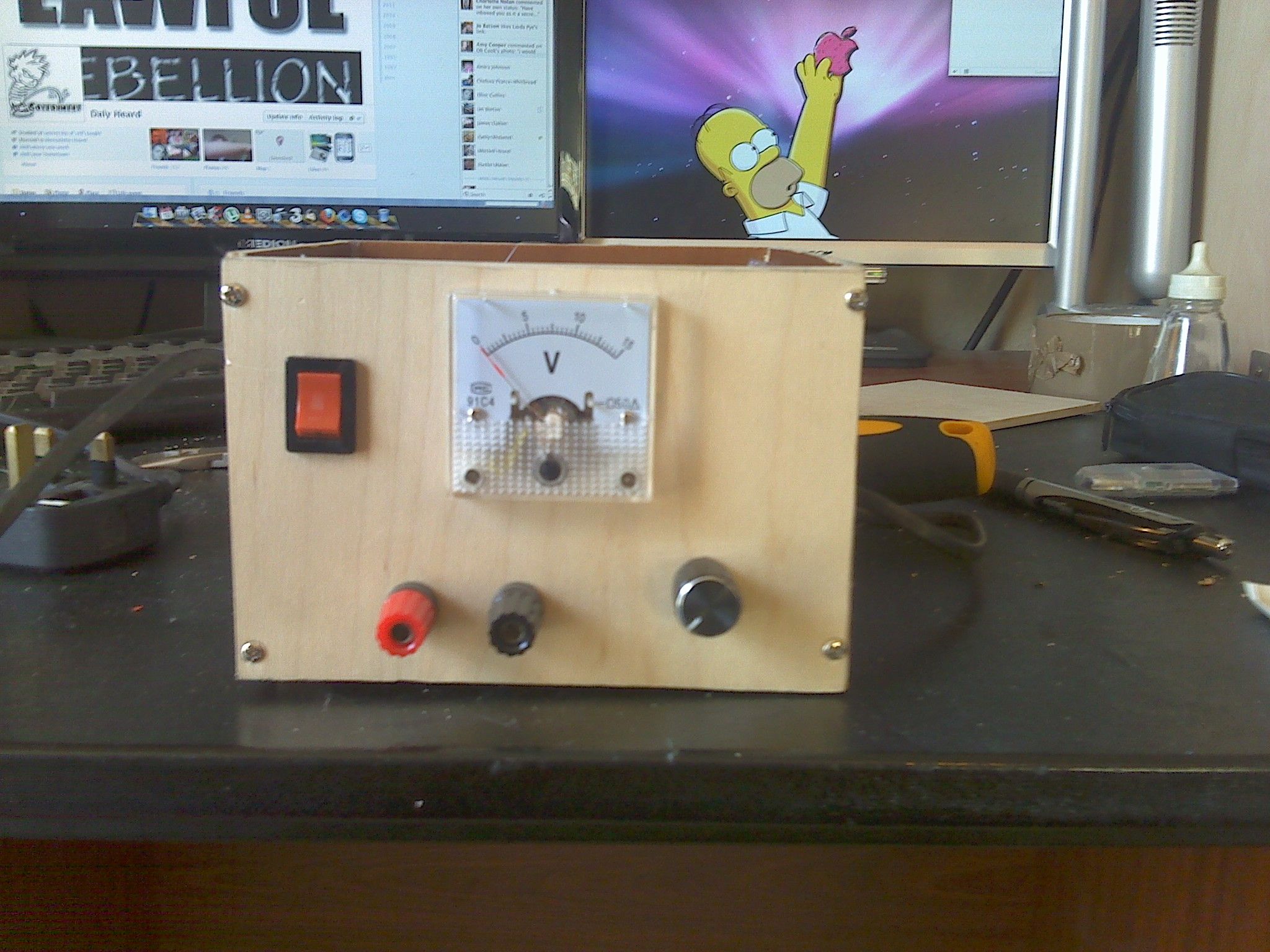 Homemade LM317 Bench Power Supply