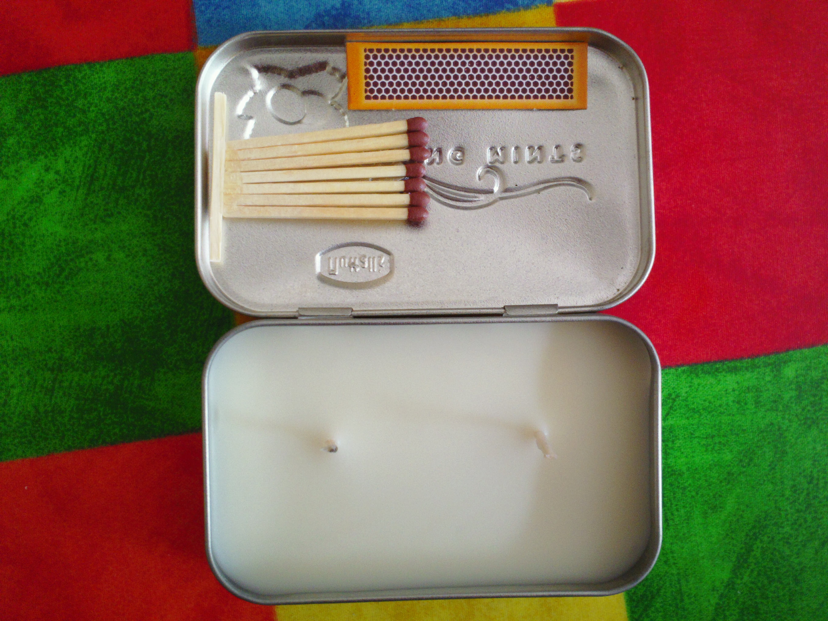 Mint Tin Candle