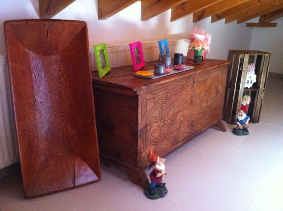 Restoration of an old Wooden mixing bowl. SKAFIDI or SKAFI