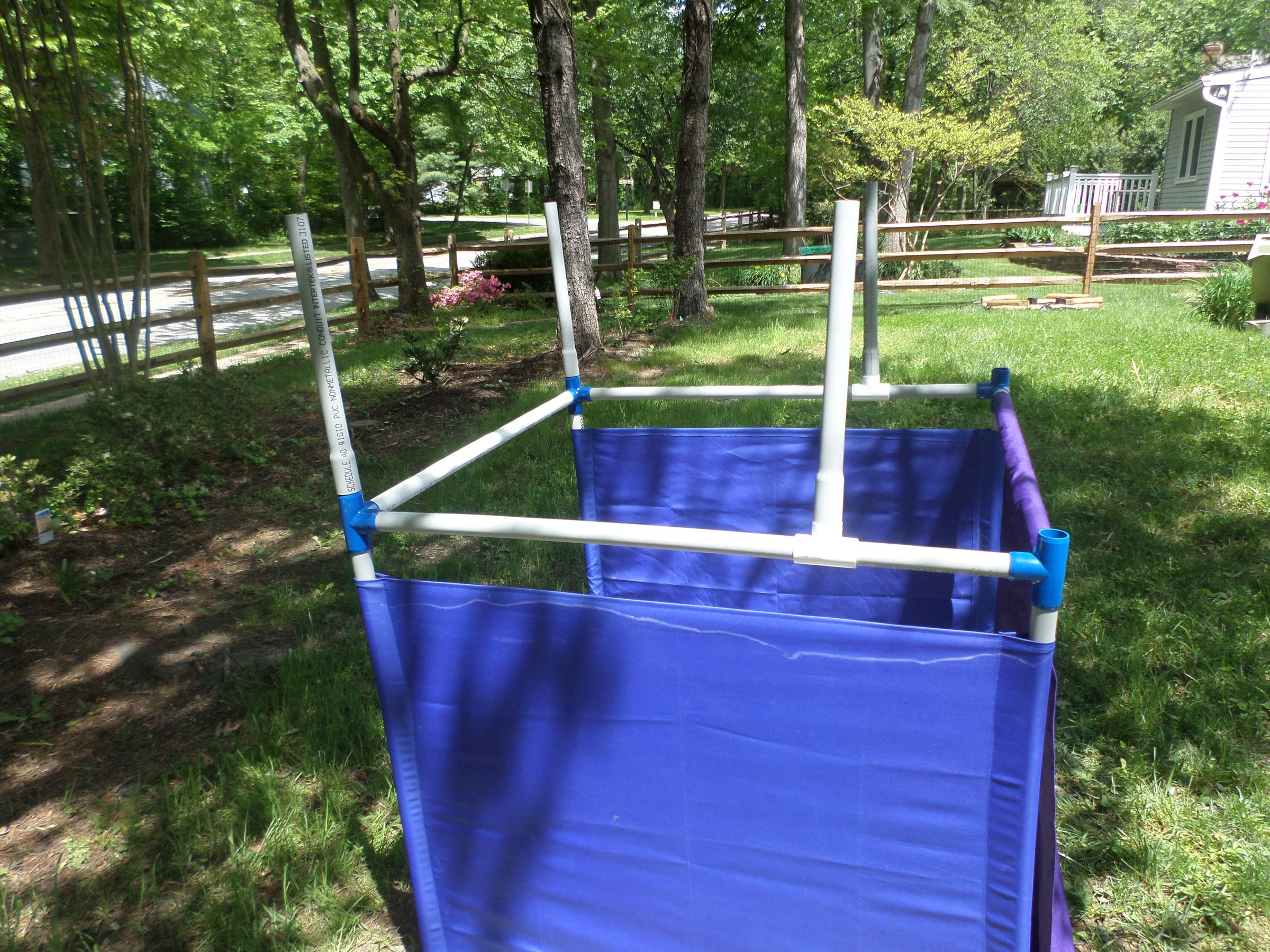 PVC Playhouse and Puppet Stage 9 Steps Instructables