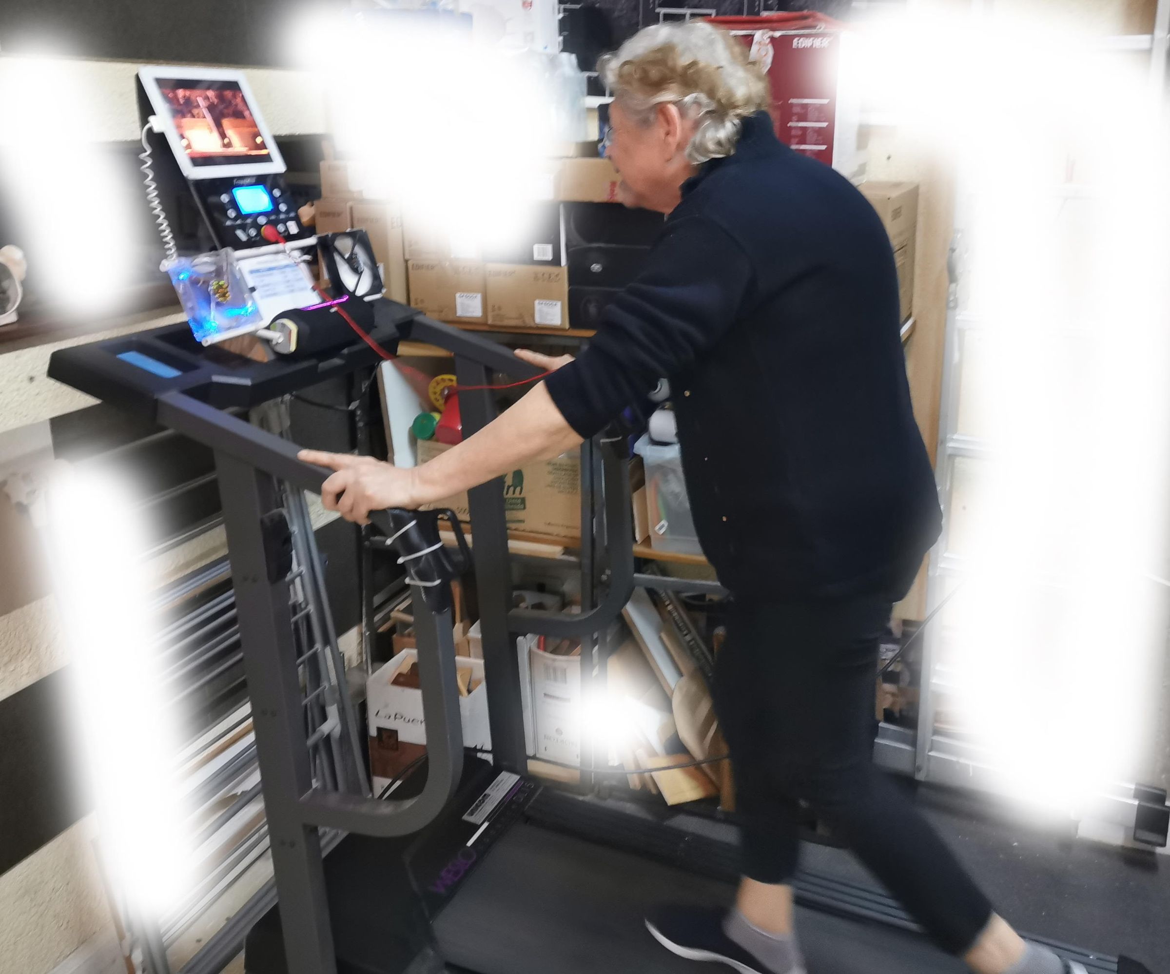 Super Treadmill From a Basic Old One , Almost All Scrab