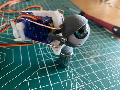 Assembling the Animatronic Eye