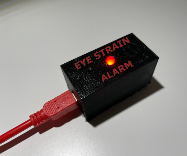 Arduino Eye Strain Alarm