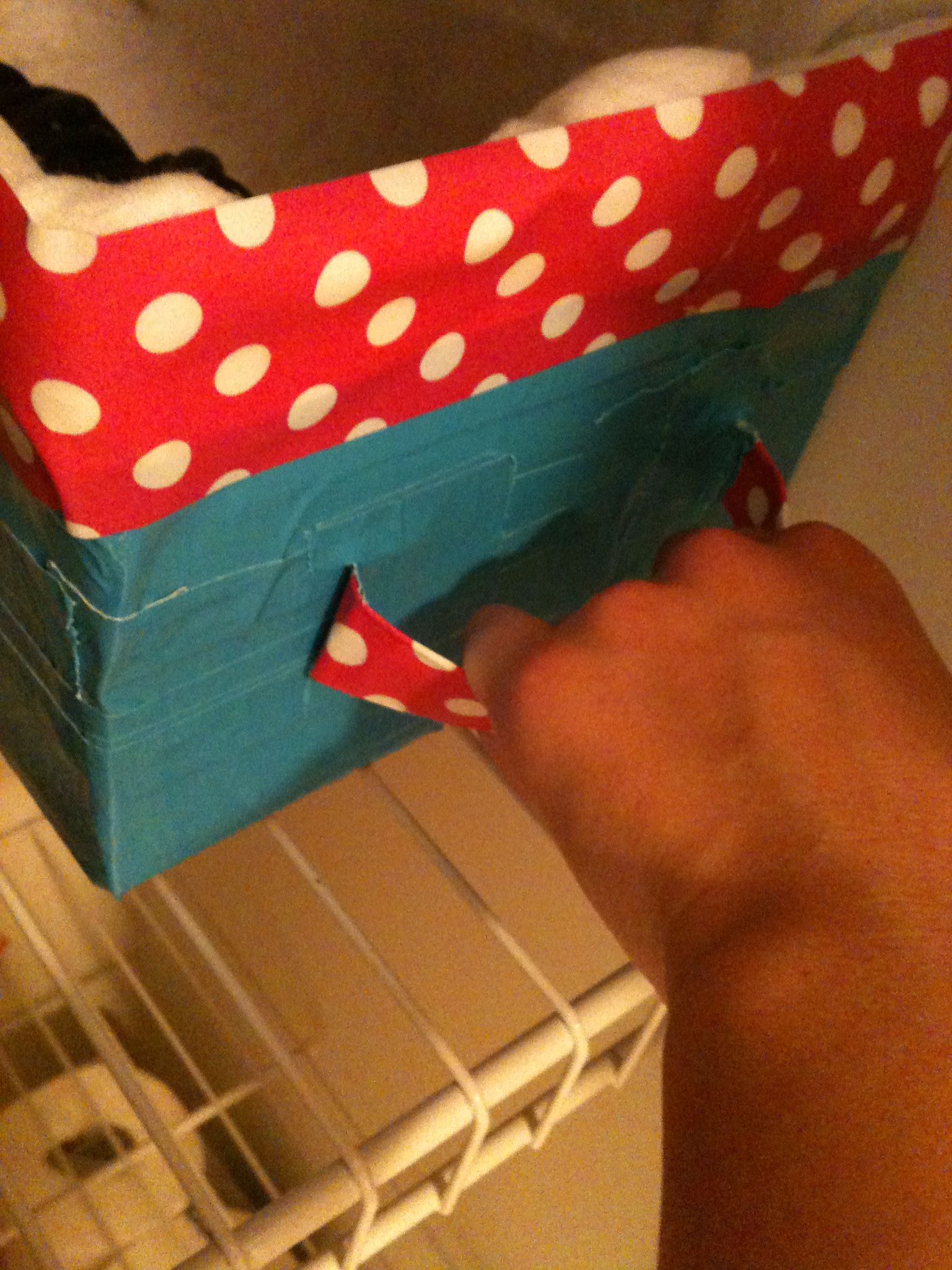 Duct Tape Storage Boxes