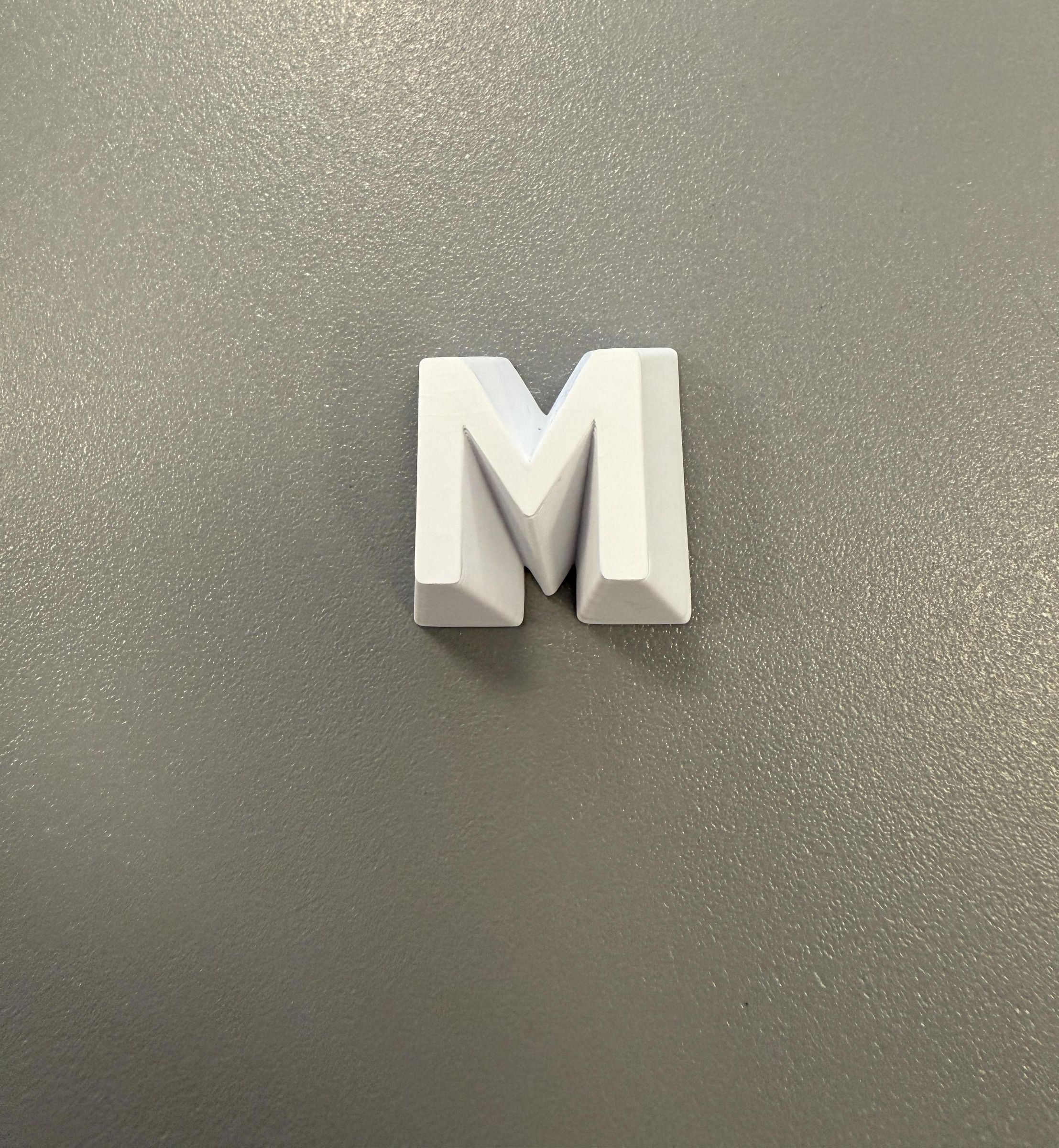 3D Printed "M" Cast