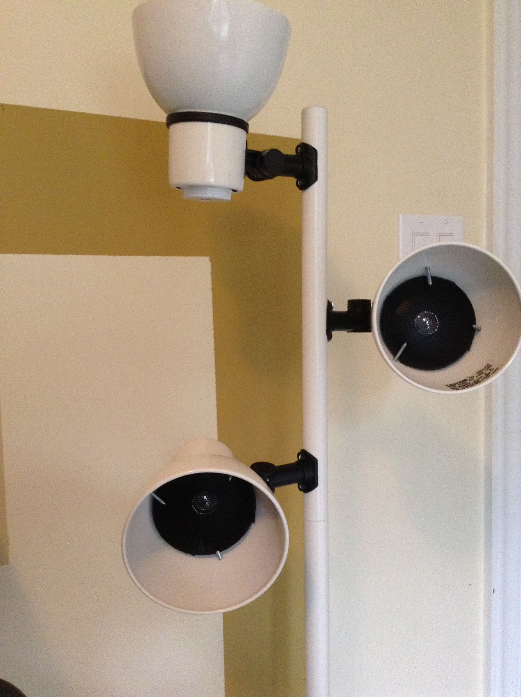 Lamp to Speaker Tower