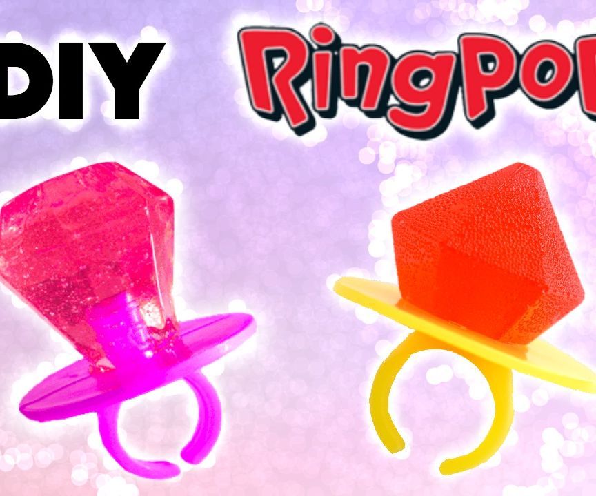 DIY Ring Pop and Edible Jewels - Homemade Lollipops and Candy!