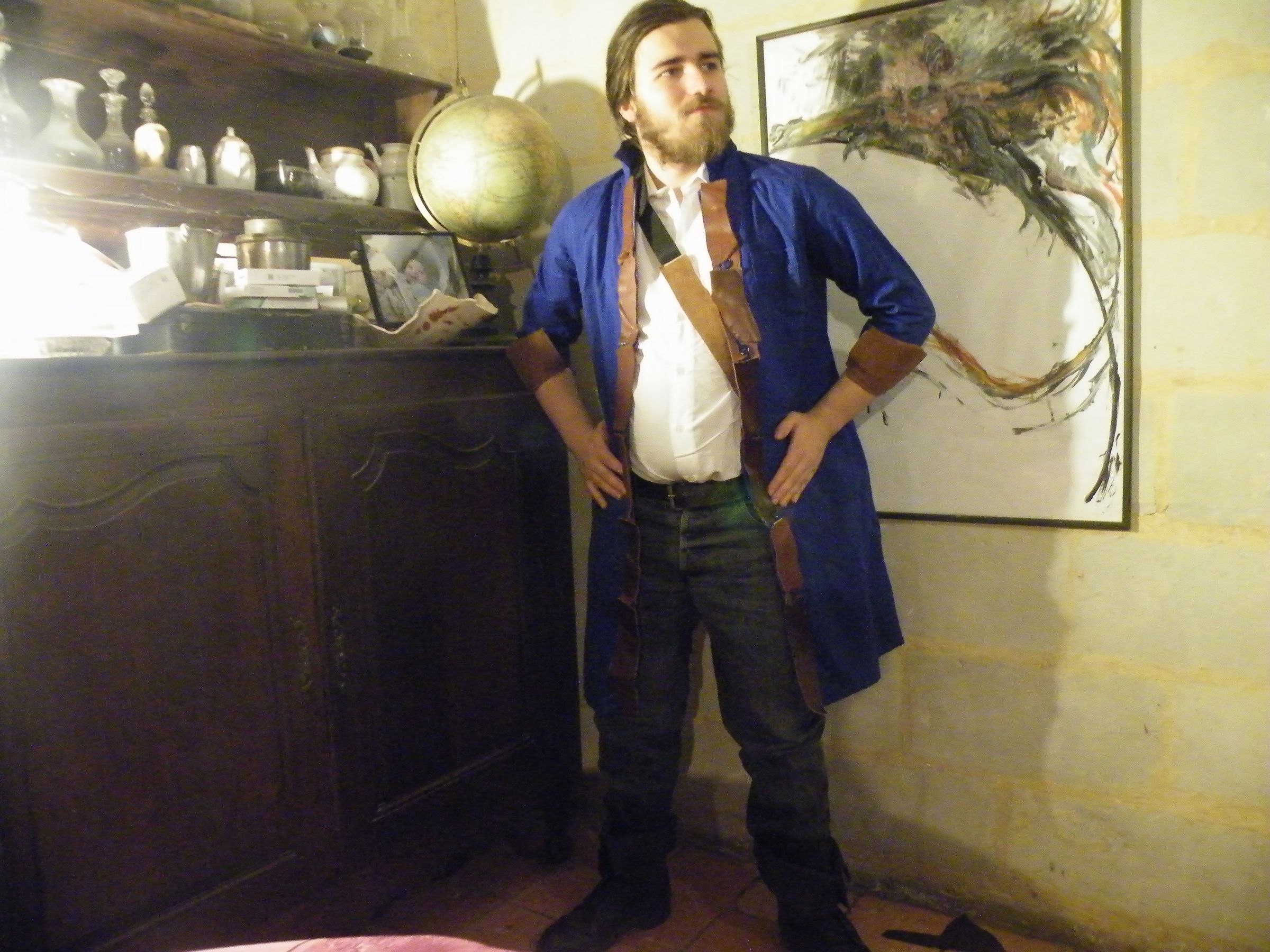 The Guybrush's Coat From an Old Blue Lab Coat!