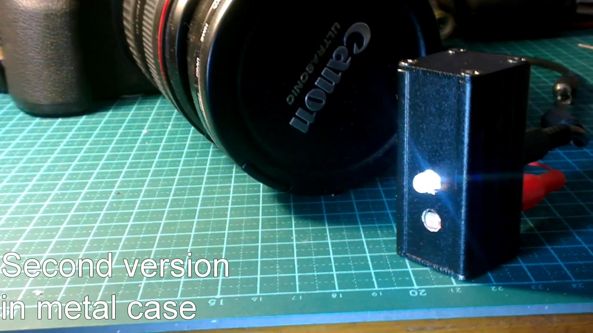 Simple, No Code Lightning Trigger/Flash Slave Trigger From Cheap Sensor