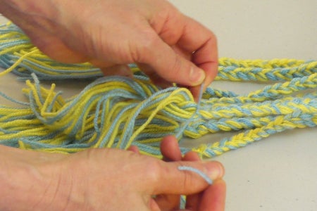 Braid and Tie Off Each Tentacle