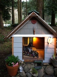 Build an Extra Large Dog House (or Playhouse) From 100% Salvage 