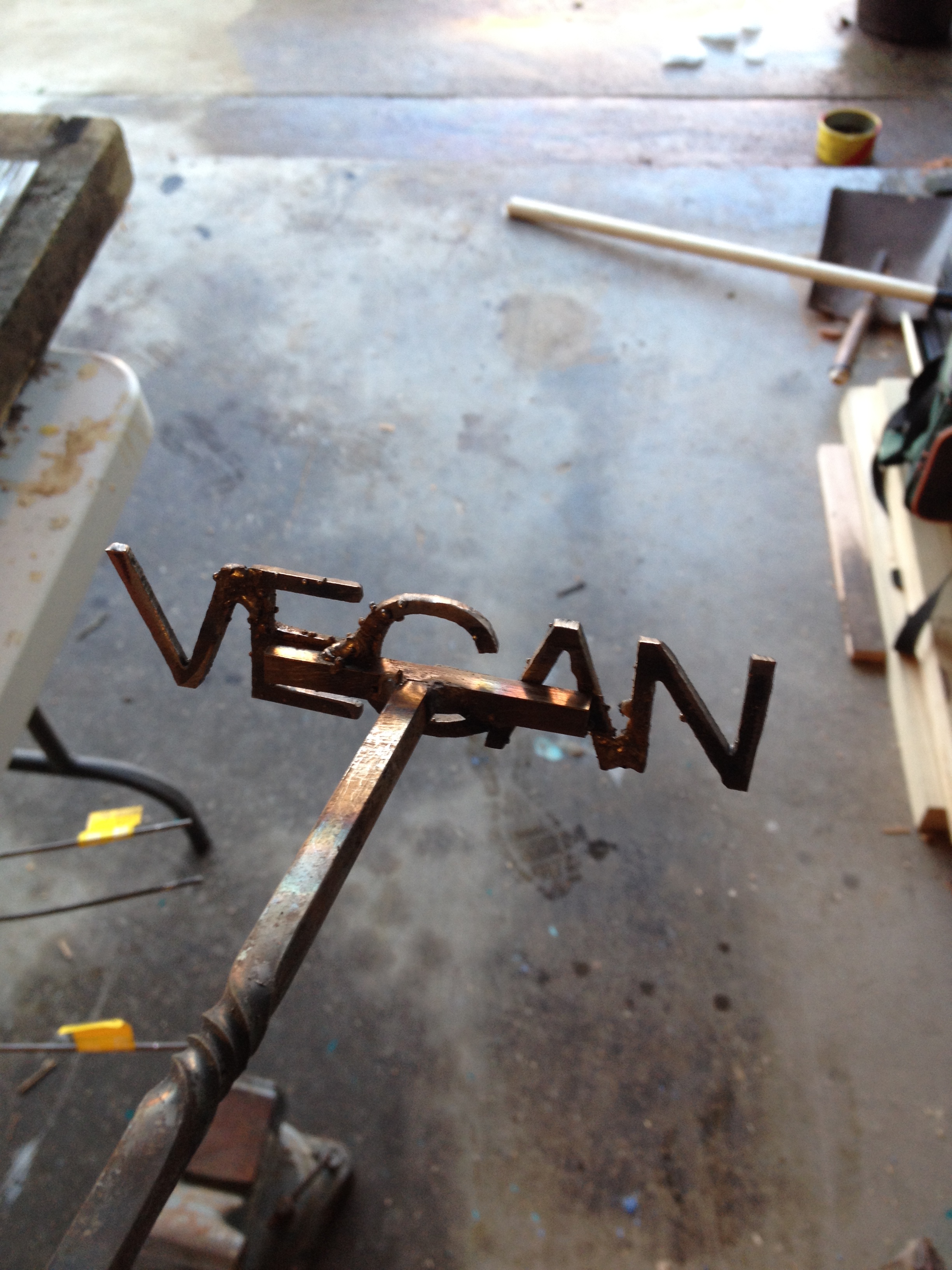VEGAN Branding Iron for the grill