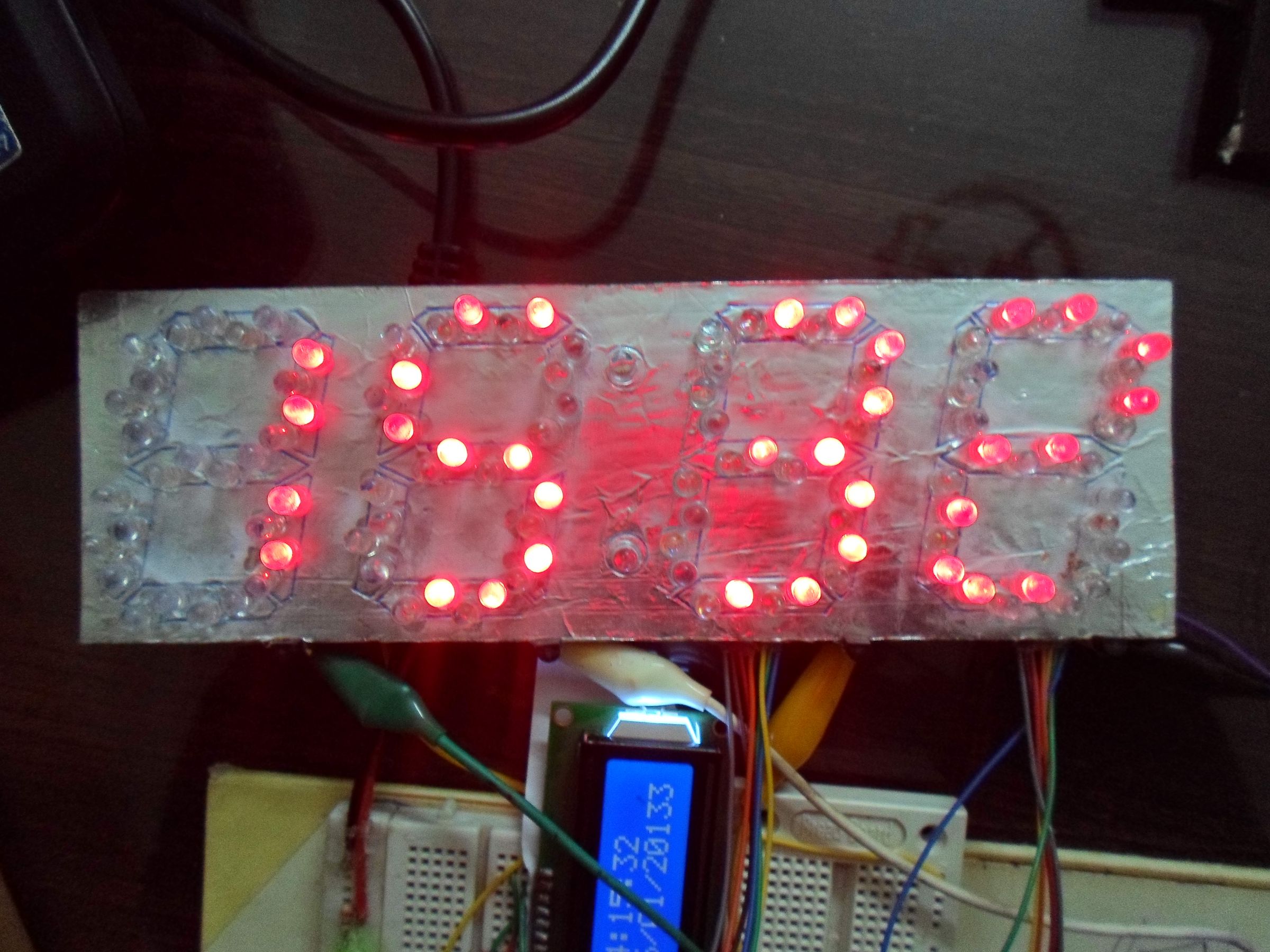 Multi Color Digital Clock 5 Steps Instructables