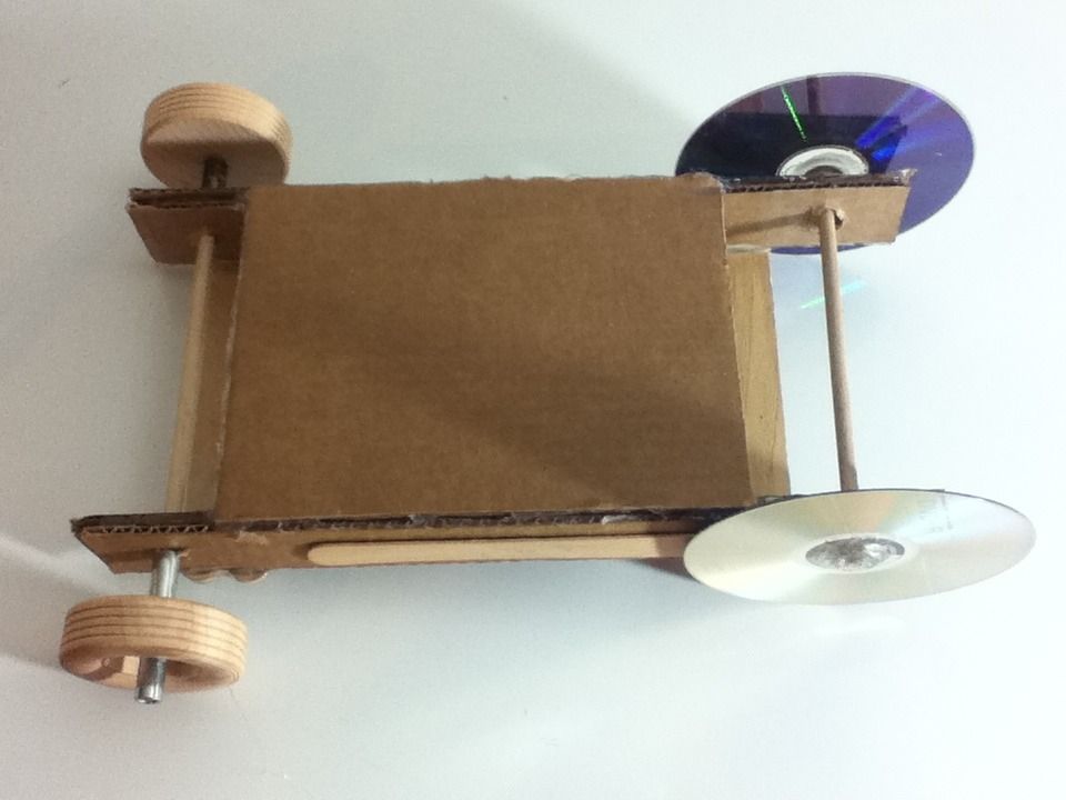How to Make a Rubber Band Car
