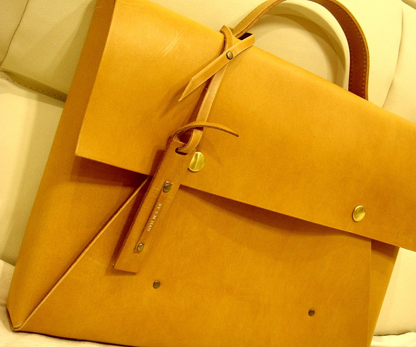 Simple Leather Briefcase