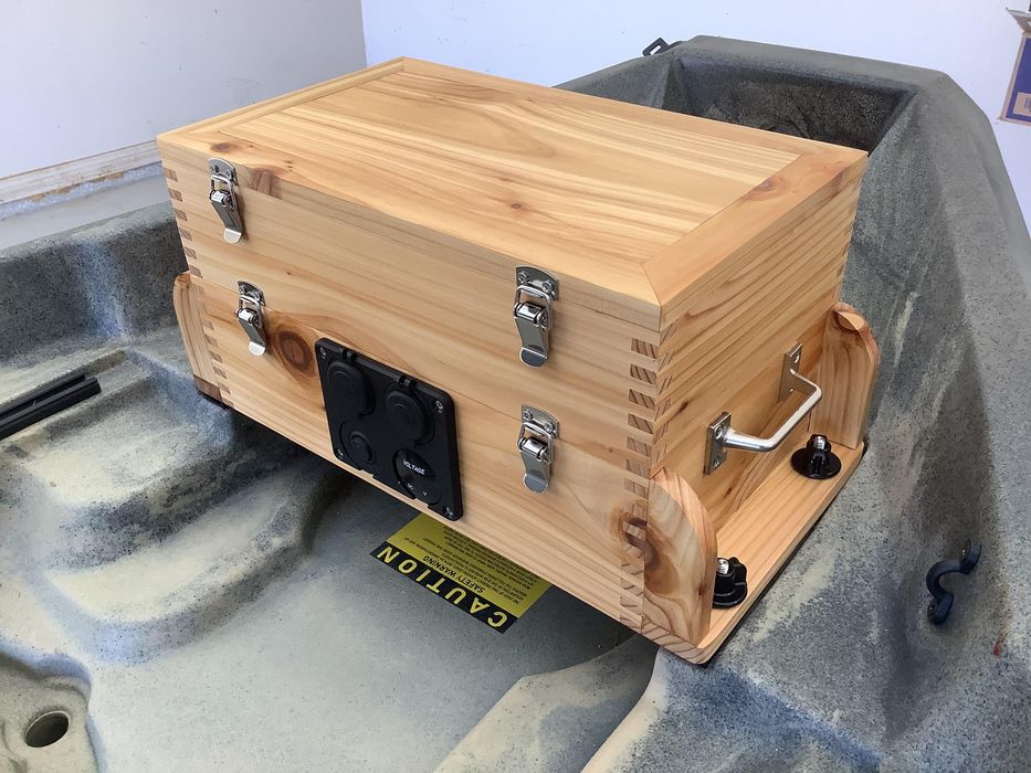 best tackle boxes for kayak fishing Maximize Adventure Crate - 6 Integrated Rod Pole Holders, Box Accessory Storage Area and Tray with Lockable Lid If you want to be able to hold two 3600/3700 tackle boxes Cedar Power/Tackle Box for Kayak