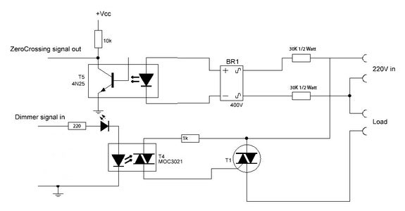 Arduino Controlled Light Dimmer : 16 Steps Circuit Diagram