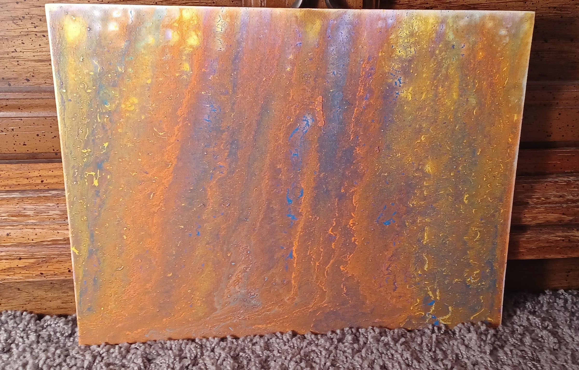Mixed Emotions Painting /How to Make a Painting Using Very Little Paint