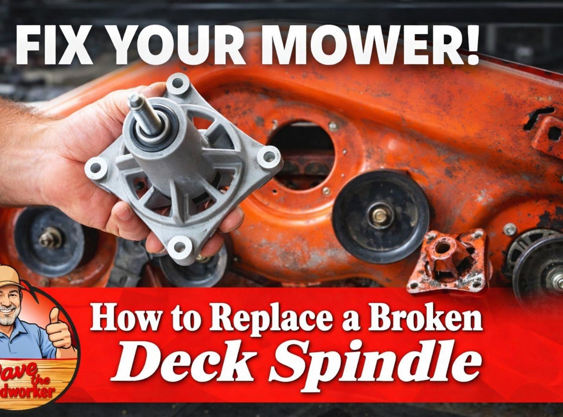 Replace Broken Spindles on Riding Mower