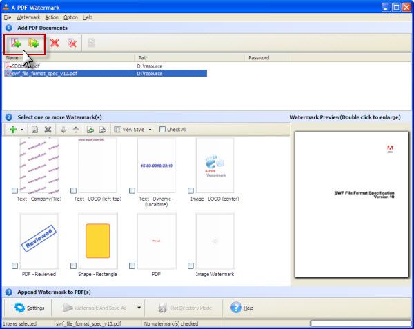 How to Add or Insert Image Watermark to PDF Files