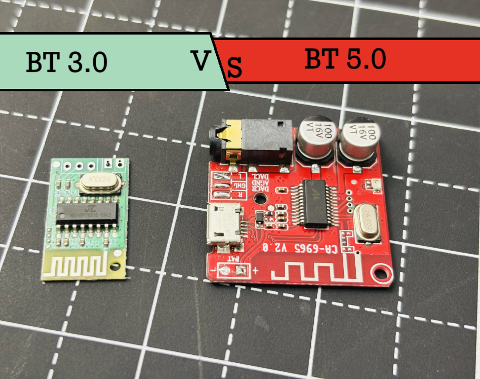 Comparison of Audio Bluetooth 3.0 and 5.0