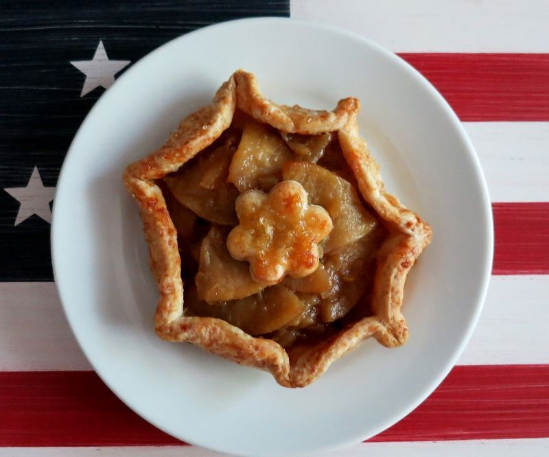 Rustic Bacon Apple Mini Pies