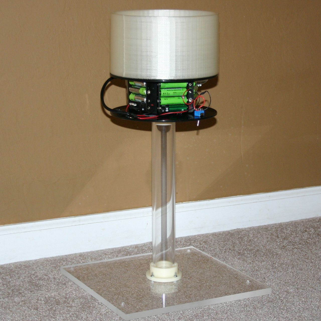 Cordless 120 Volt MakerBot Spool Lamp