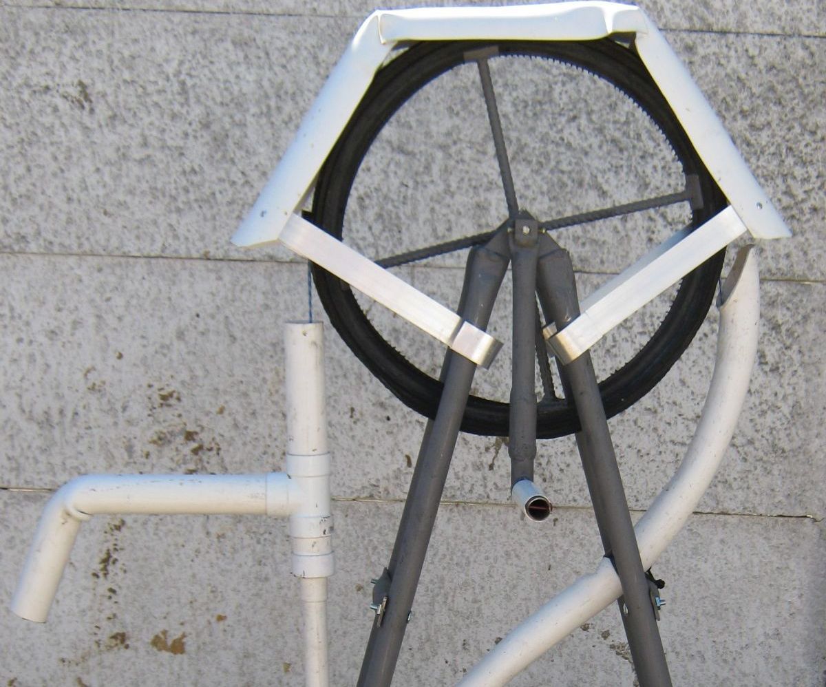 Making a Rope Pump for a Borehole.