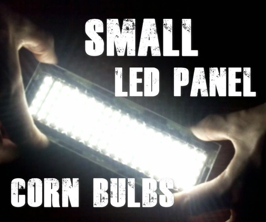 Small LED panel from old bulbs