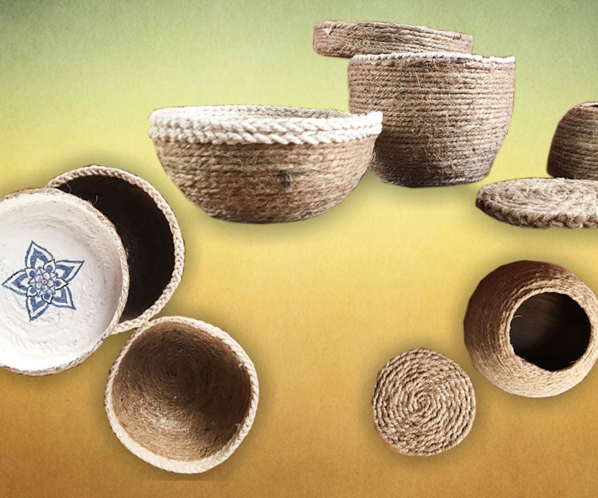 Rope Bowl DIY How to Make DIY Rope Bowls DIY Crafts Instructables