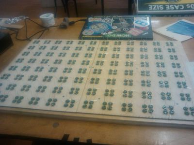Solder the LEDs
