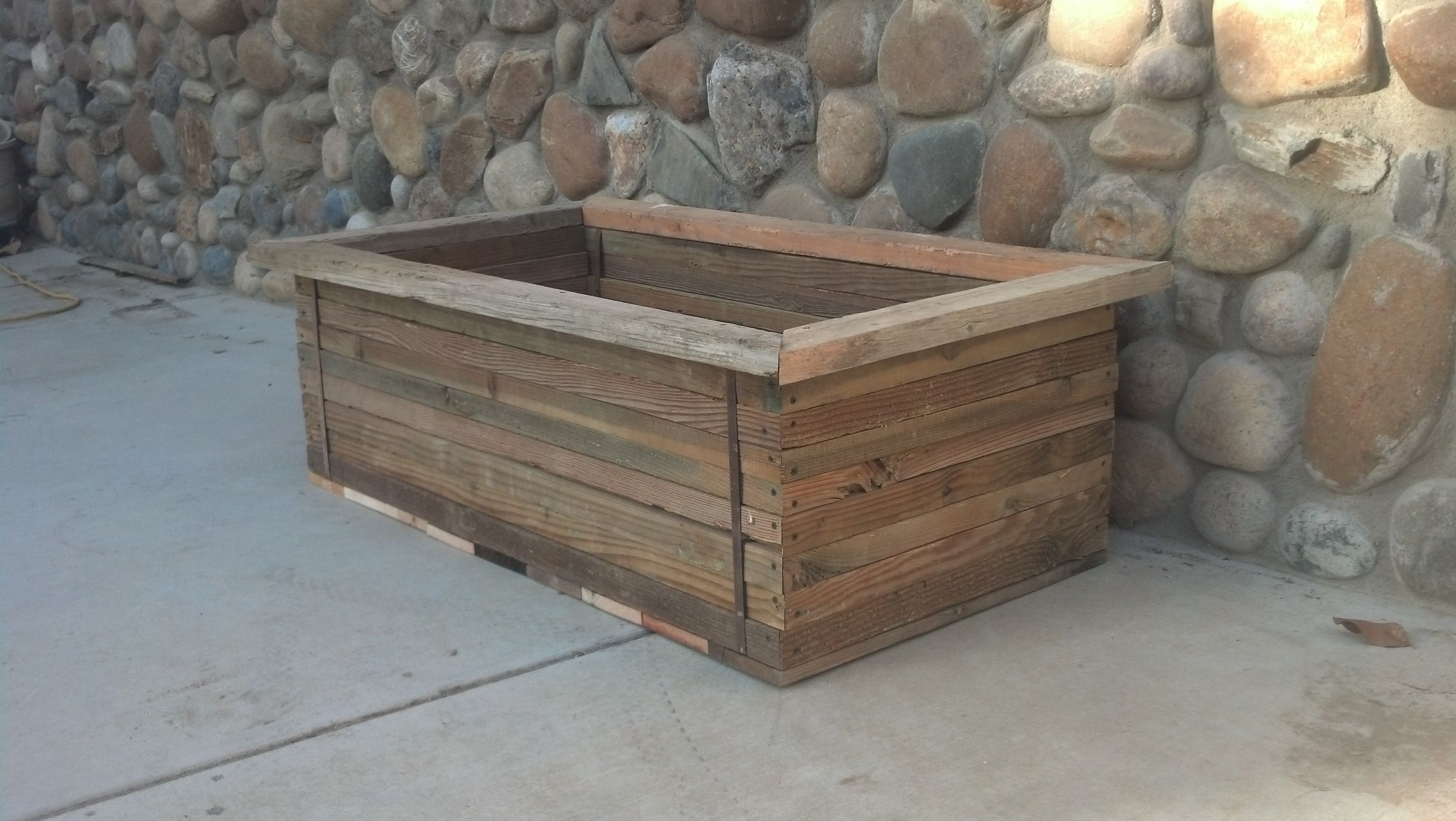 Rustic Western Reclaimed Wood Planter