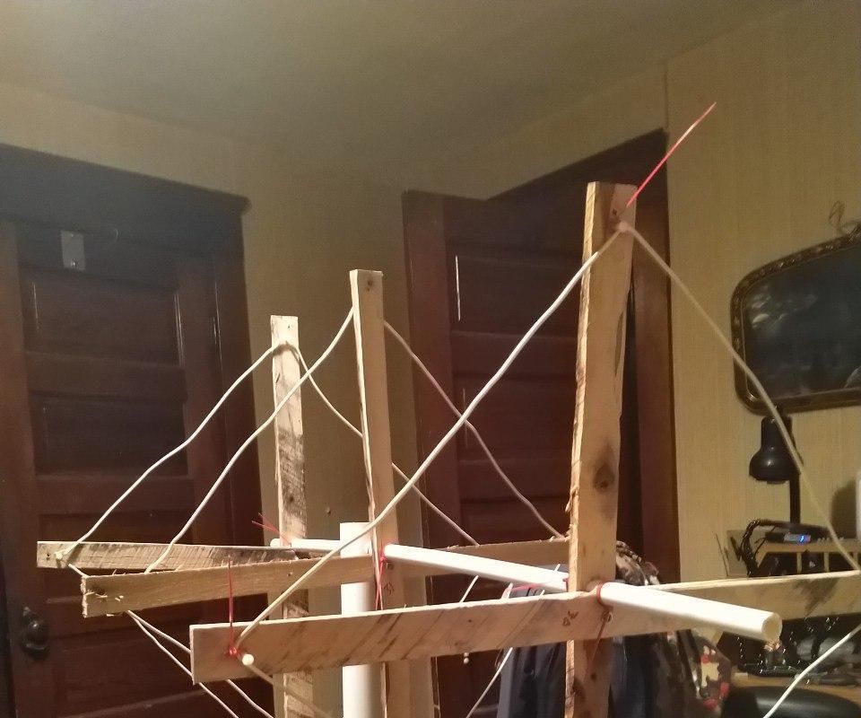 2m 2 Meter 3 Element Quad Antenna