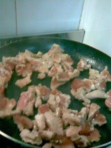 Cook Off the Chicken.