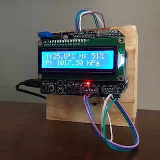 Arduino Easy Weather Station With BME280 Sensor : 6 Steps (with ...