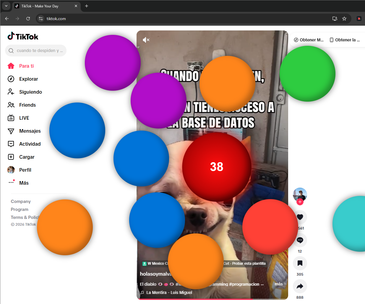 Focus Balls: Facing the Fear of Losing Executive Control