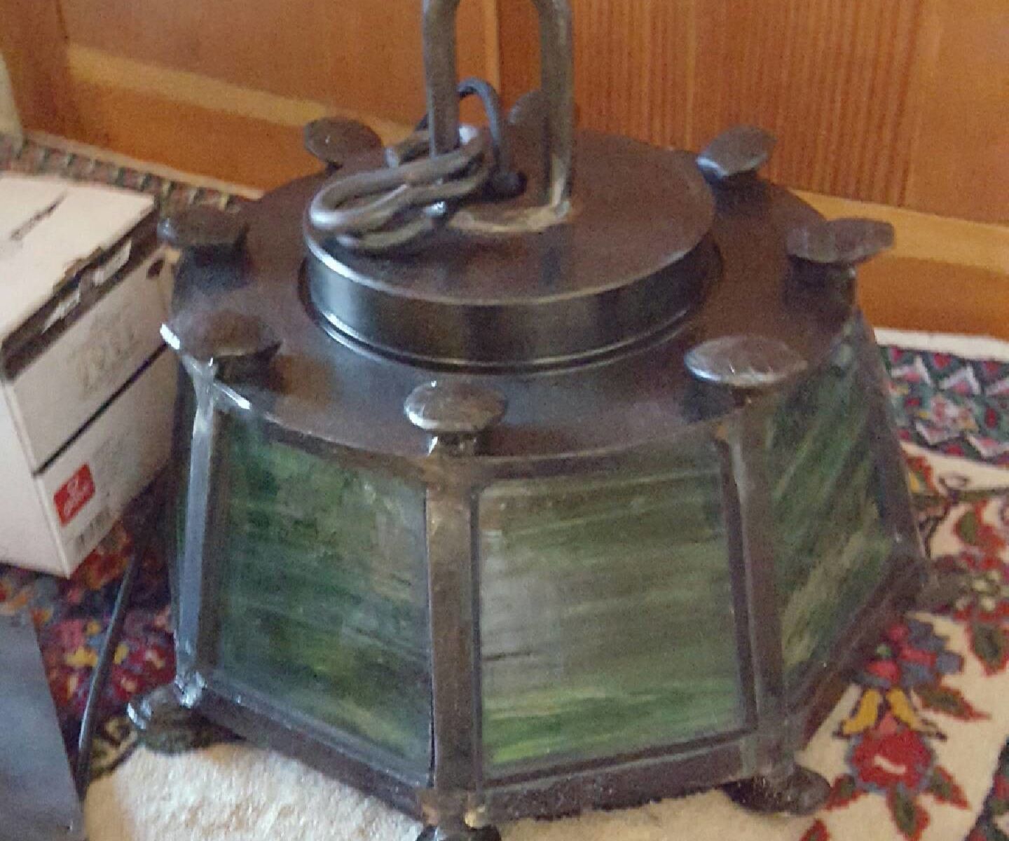 Brake Rotor/ Rail Road Spike Pendant Light