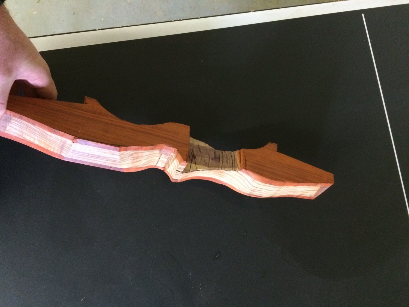 Recurve Bow Riser Template