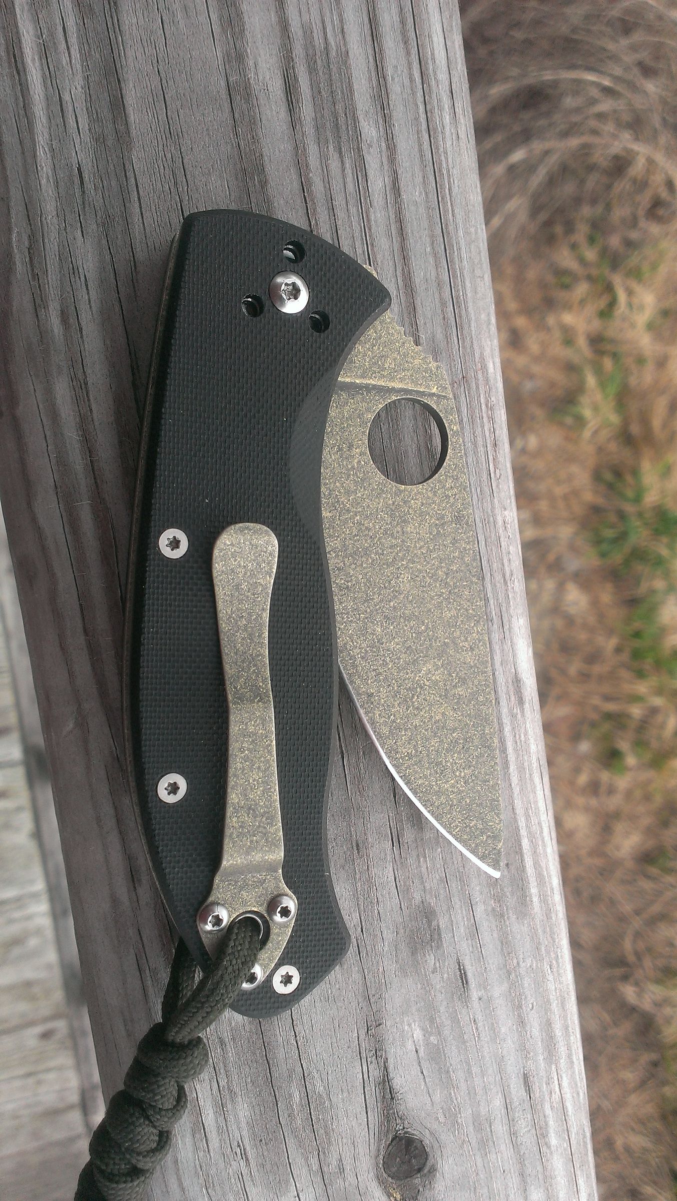 Acid/Brass/Stone Washing a Knife