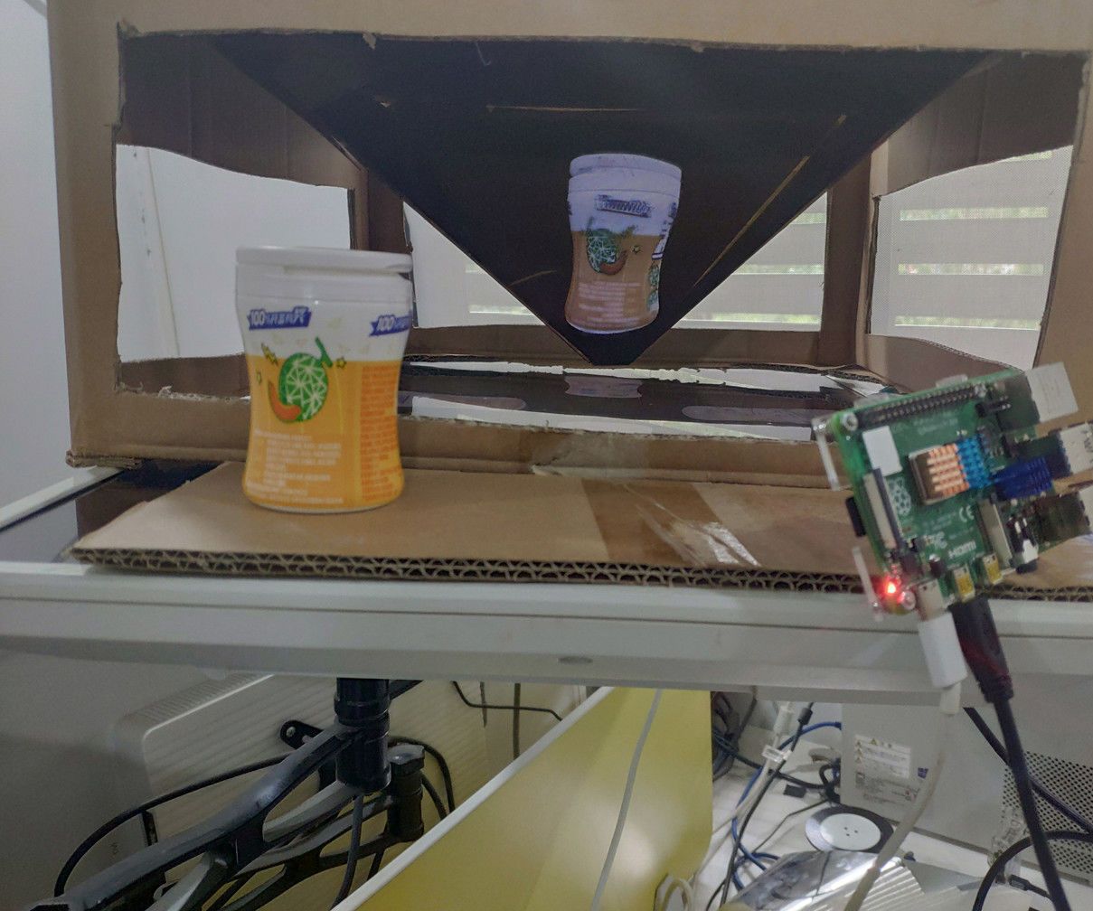 YG-Scanner:Big Holographic 3D Projector by Respberry Pi