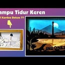 Cardboard Silhouette Night Lamp