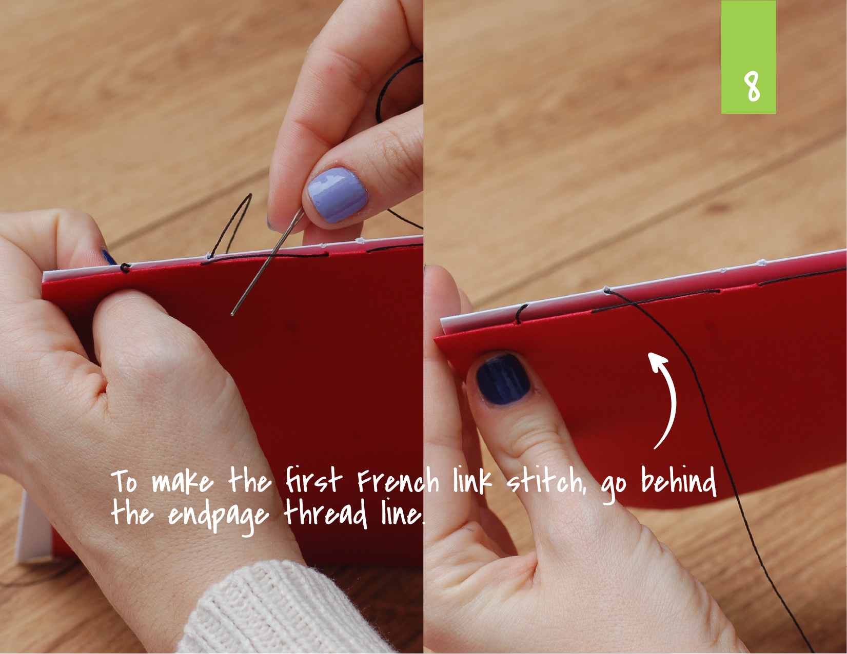 French Link Stitch Bookbinding 8 Steps (with Pictures) Instructables