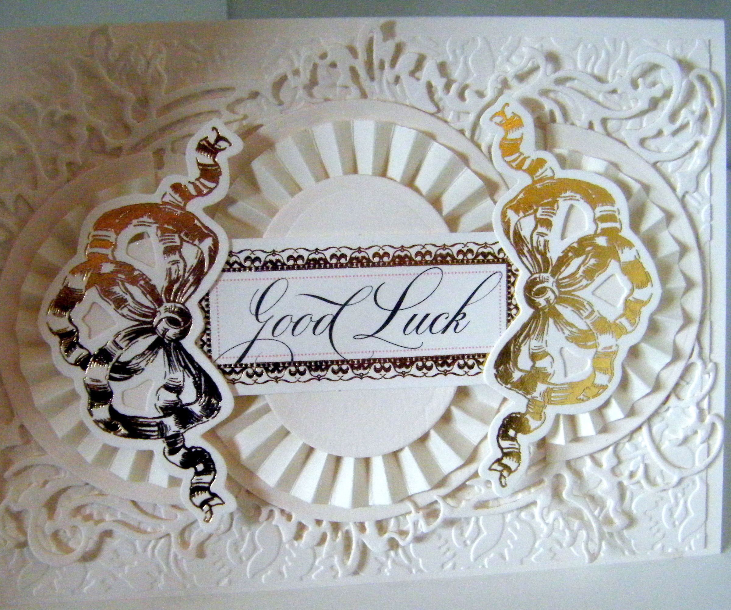 How to Make Ivory Ornate Frame Card 