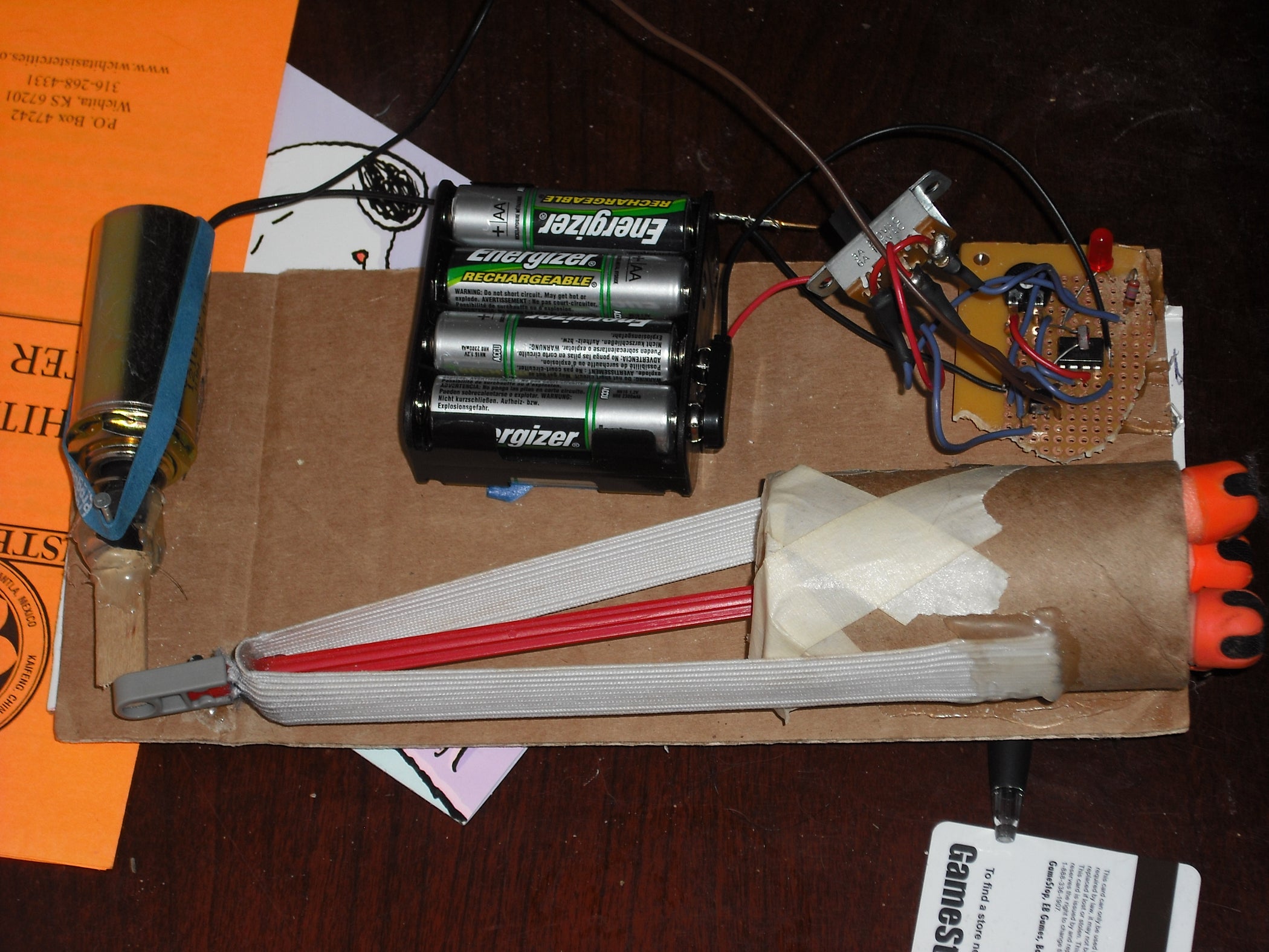Laser Tripwire Nerf Sentry Bomb : 10 Steps - Instructables
